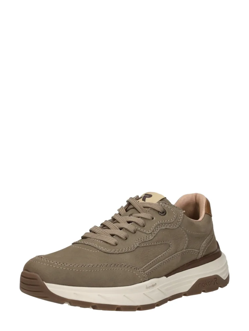 Rieker Veterschoenen Laag, lage veterschoenen voor heren in taupe, foto 2 van 2