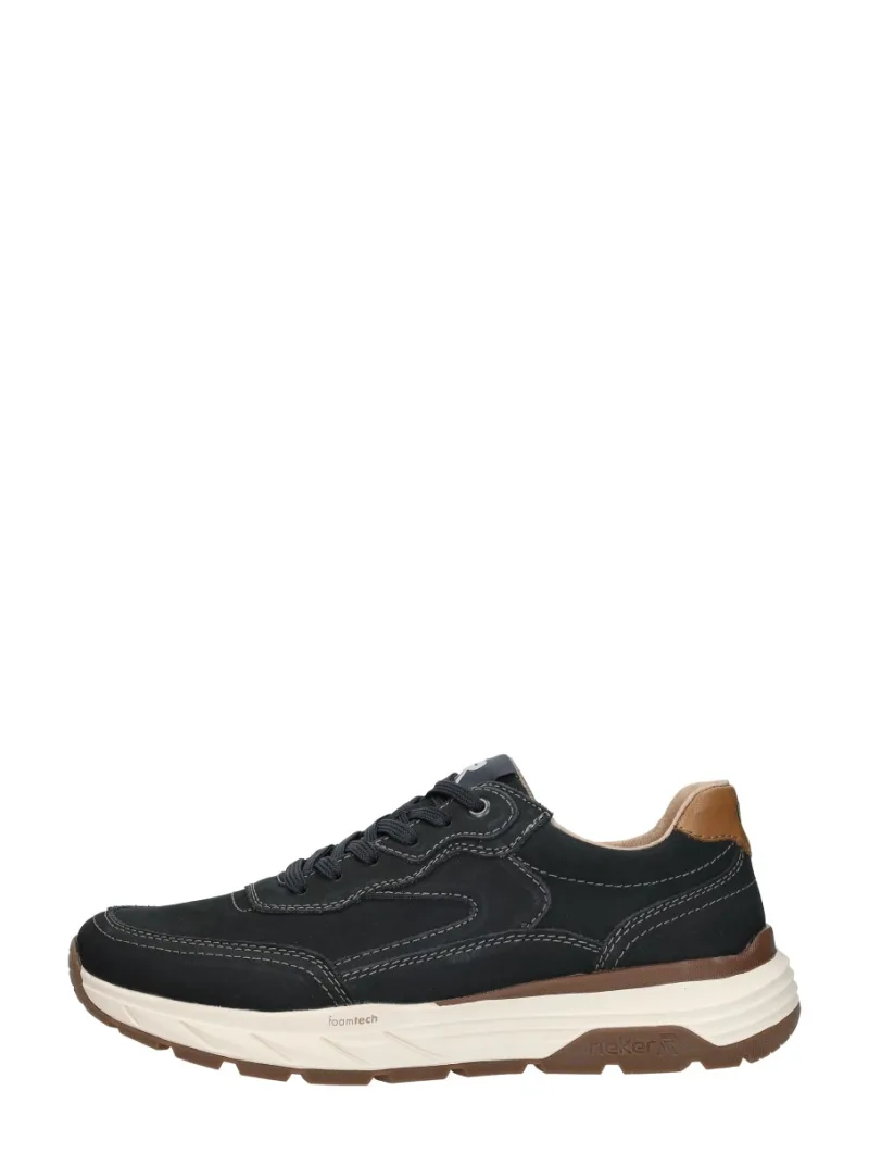 Rieker Veterschoenen Laag, lage veterschoenen voor heren in blauw