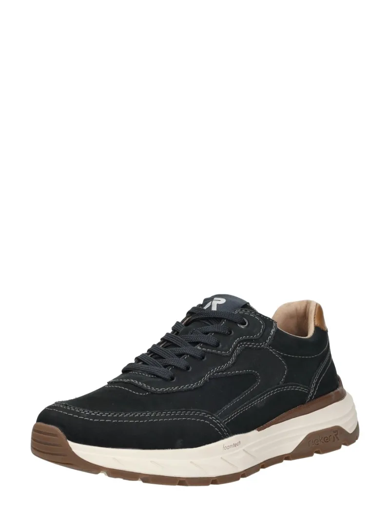 Rieker Veterschoenen Laag, lage veterschoenen voor heren in blauw, foto 2 van 2
