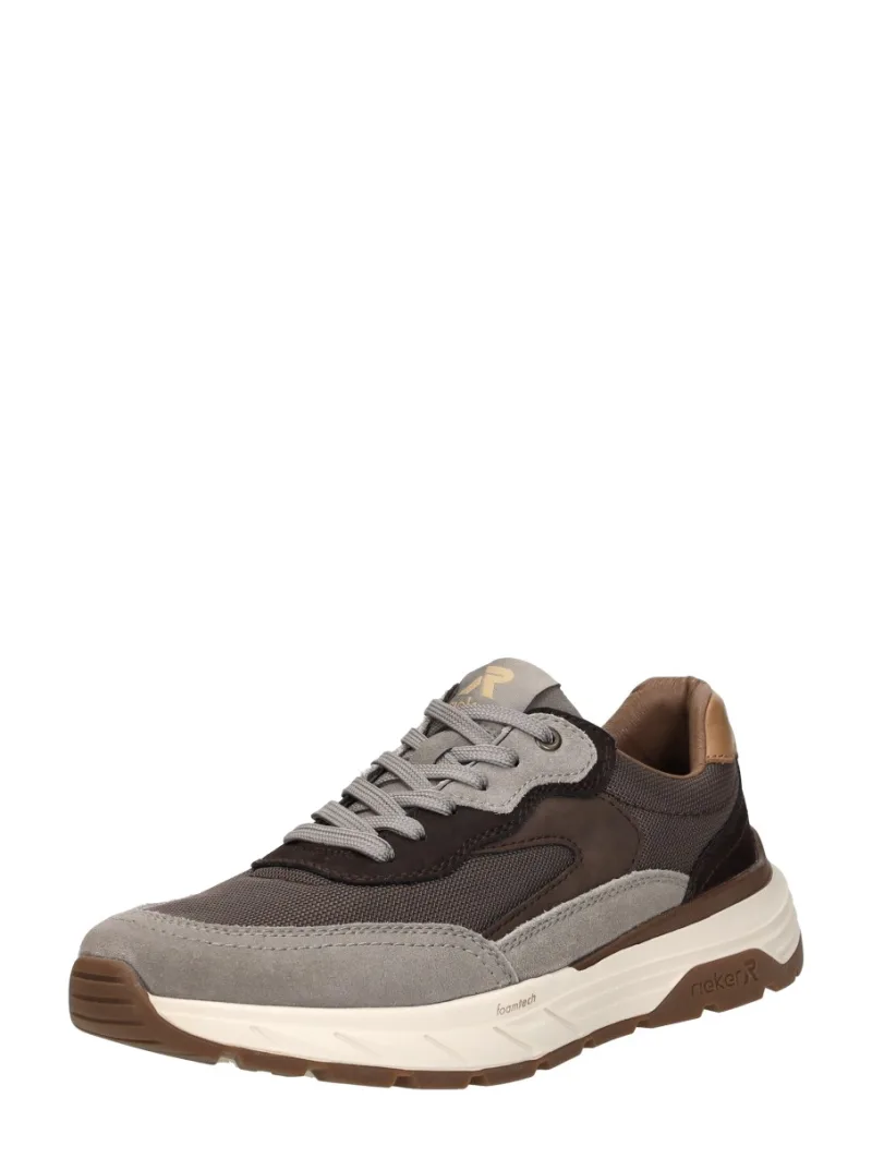 Rieker Sneakers Laag, lage sneakers voor heren in donkerbruin, foto 2 van 2