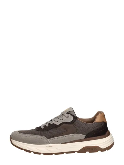 Rieker Sneakers Laag, lage sneakers voor heren in donkerbruin, foto 1 van 4