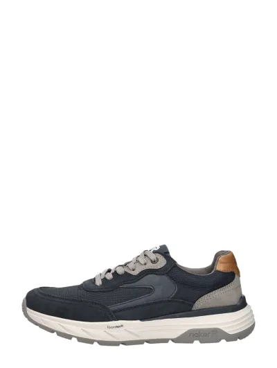 Rieker Sneakers Laag, lage sneakers voor heren in blauw, foto 1 van 4