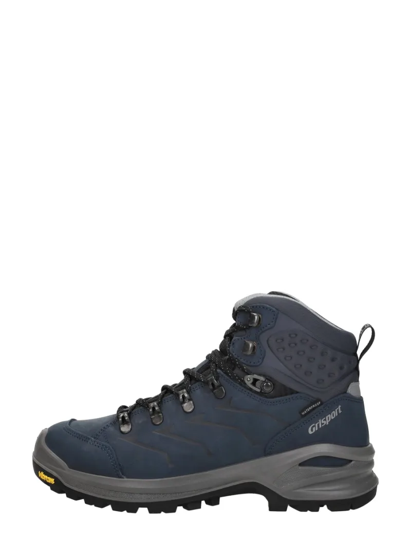 GriSport Venture Mid, hoge veterschoenen voor dames in blauw