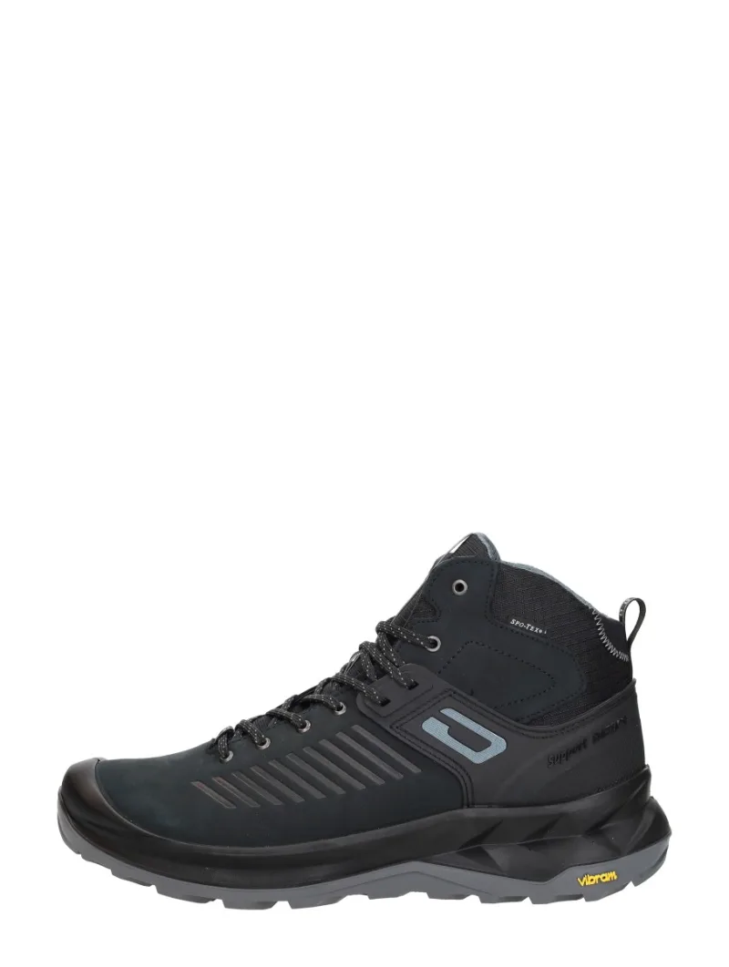 GriSport Journey Mid, hoge veterschoenen voor heren in zwart