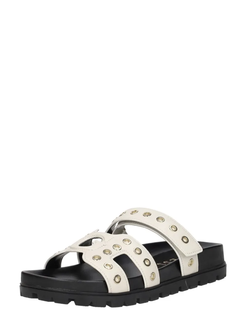 Guess Fashie, open slippers voor dames in wit, foto 2 van 2