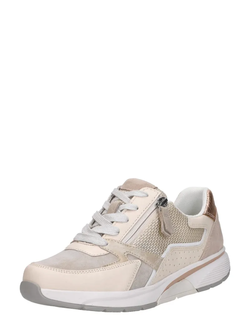 Gabor Rollingsoft, lage veterschoenen voor dames in beige, foto 2 van 2