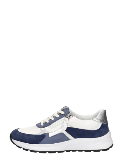 Gabor Sneakers Laag, lage veterschoenen voor dames in blauw, foto 1 van 4