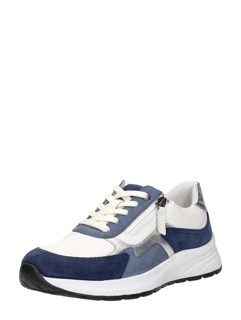 Gabor Sneakers Laag, lage veterschoenen voor dames in blauw, foto 2 van 2