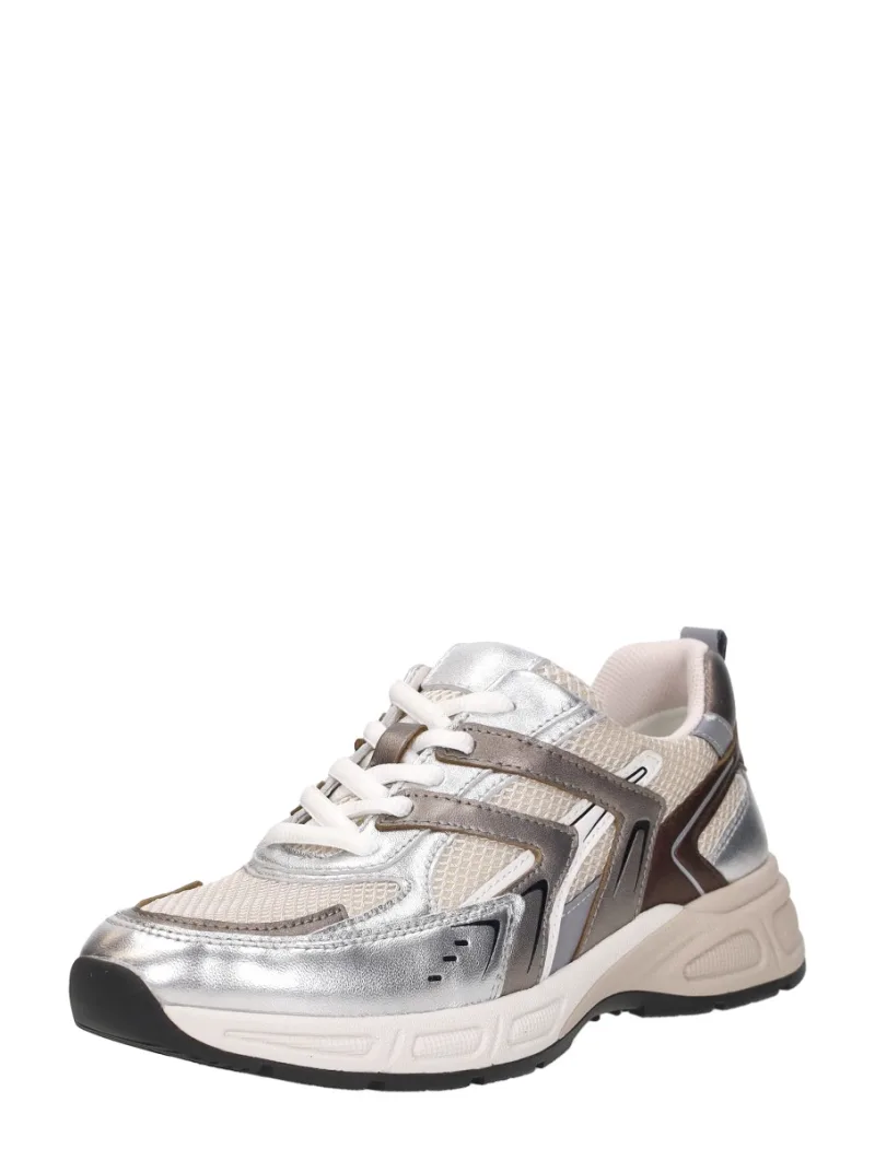 Gabor Sneakers Laag, lage veterschoenen voor dames in beige, foto 2 van 2