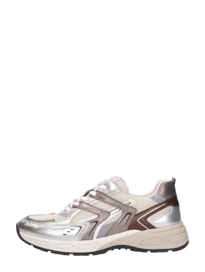 Gabor Sneakers Laag, lage veterschoenen voor dames in beige, foto 1 van 5