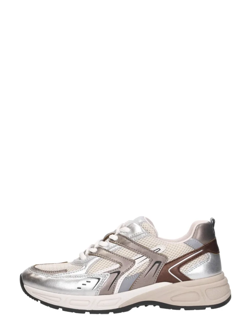 Gabor Sneakers Laag, lage veterschoenen voor dames in beige