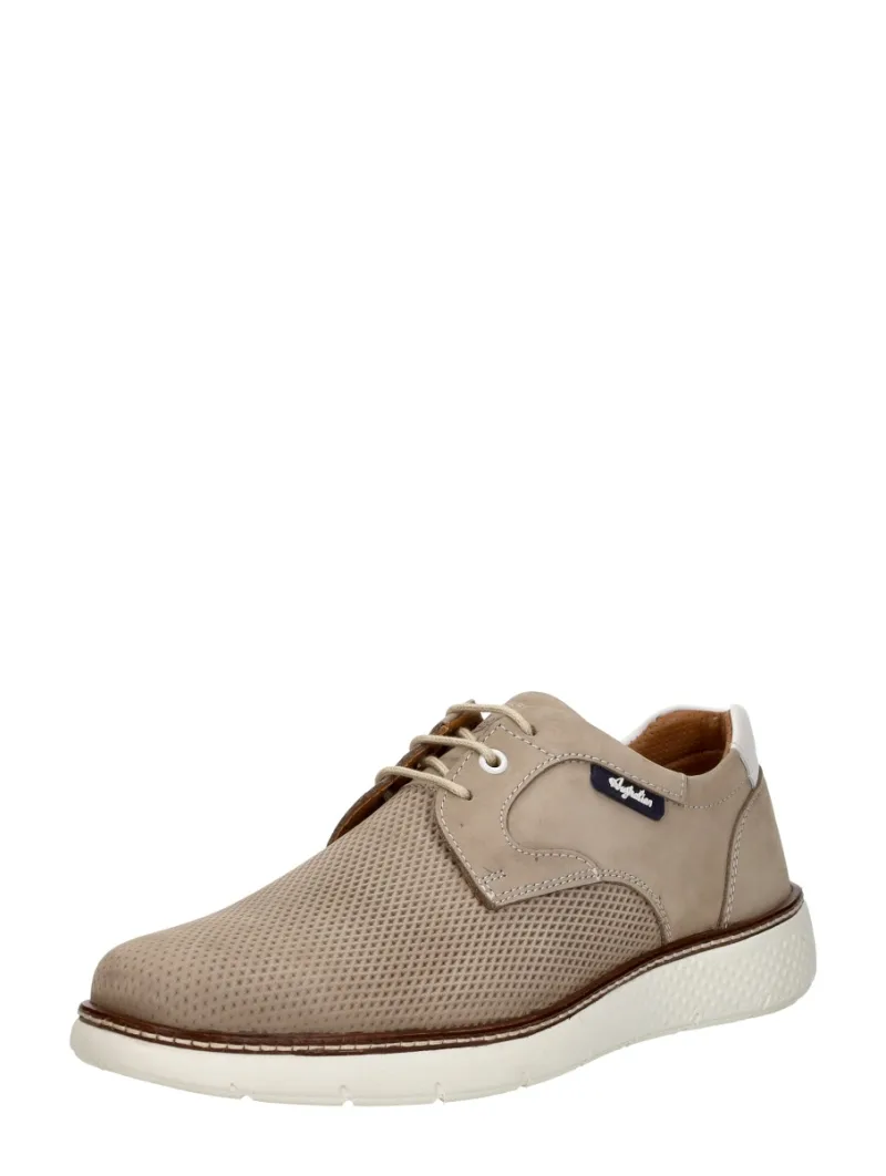 Australian Porto, lage veterschoenen voor heren in taupe, foto 2 van 2