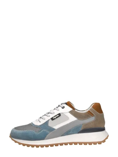 Australian Yamato, lage veterschoenen voor heren in licht blauw, foto 1 van 4