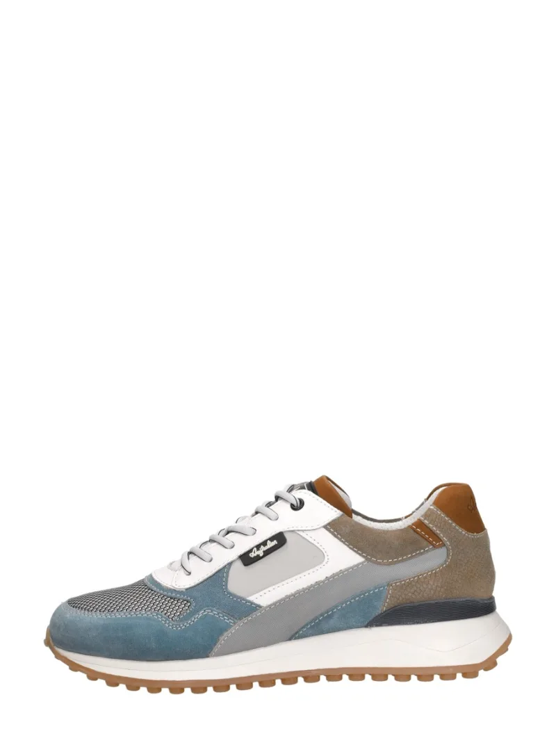 Australian Yamato, lage veterschoenen voor heren in licht blauw