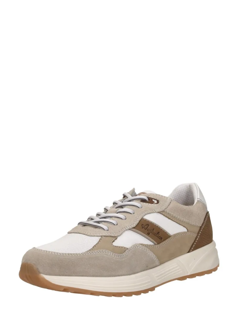 Australian Grants - Flexmove, lage veterschoenen voor heren in beige, foto 2 van 2