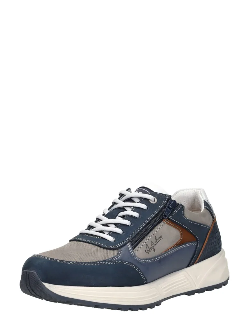 Australian Hawker - Flexmove, lage veterschoenen voor heren in blauw, foto 2 van 2