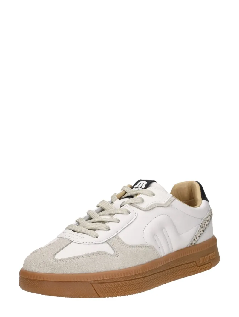 Maruti Yale, lage veterschoenen voor dames in wit, foto 2 van 2