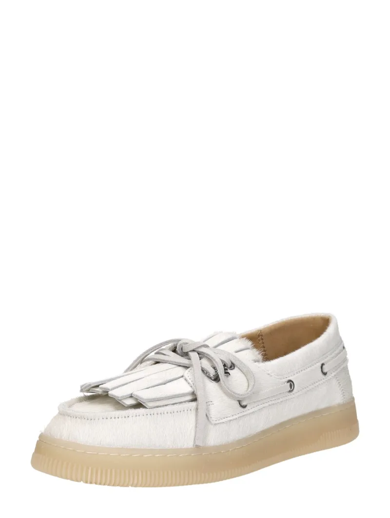Maruti Shelby, lage veterschoenen voor dames in wit, foto 2 van 2