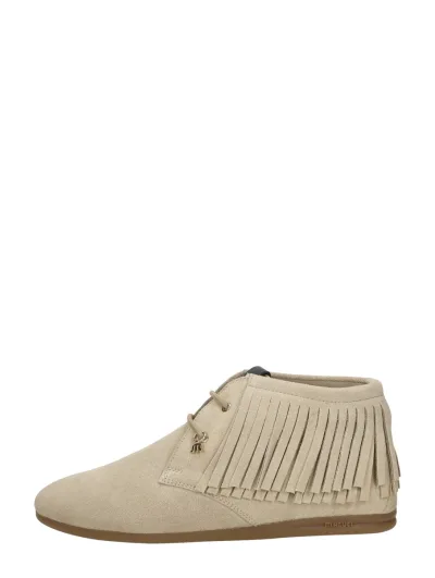 Maruti Eden, hoge veterschoenen voor dames in beige, foto 1 van 4