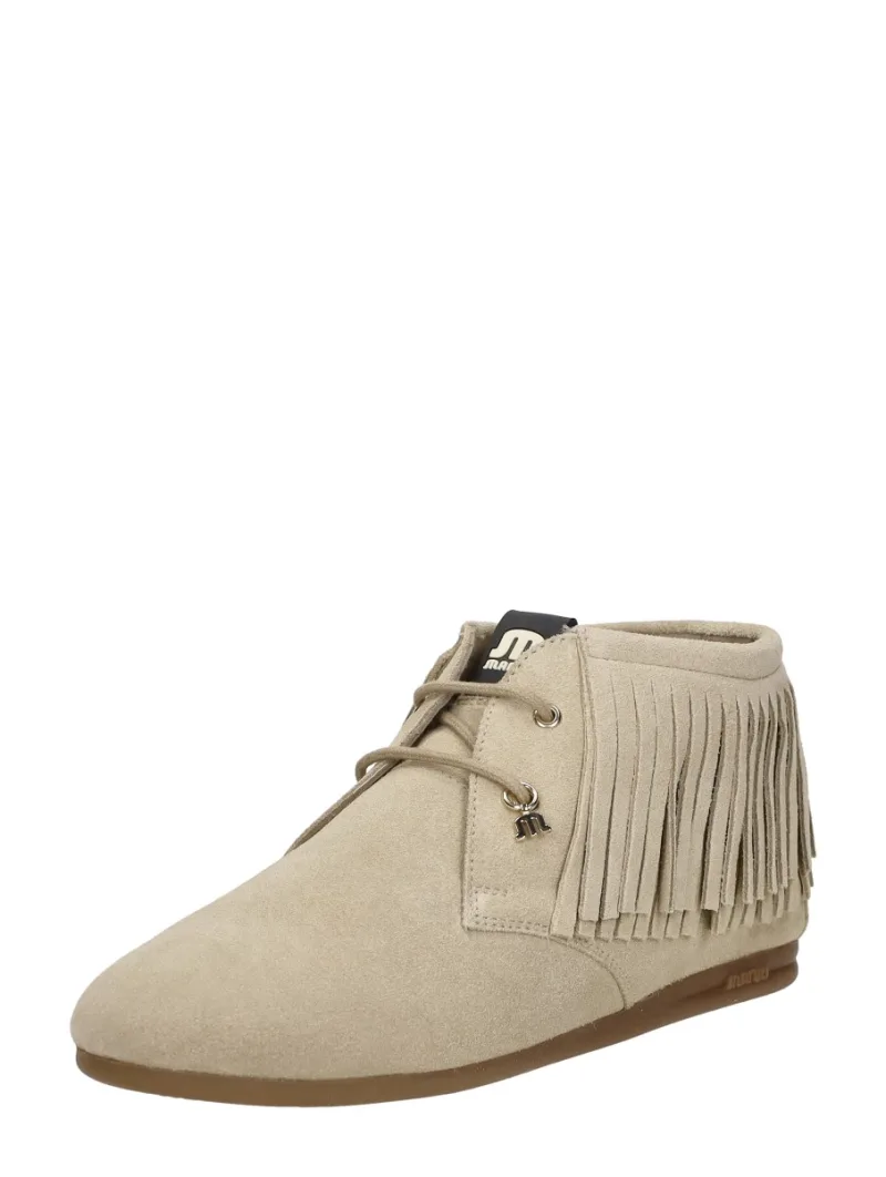 Maruti Eden, hoge veterschoenen voor dames in beige, foto 2 van 2