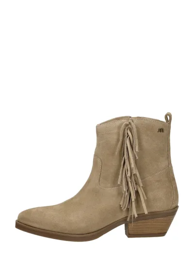 Maruti Tonny, enkellaarsjes hak voor dames in beige, foto 1 van 4