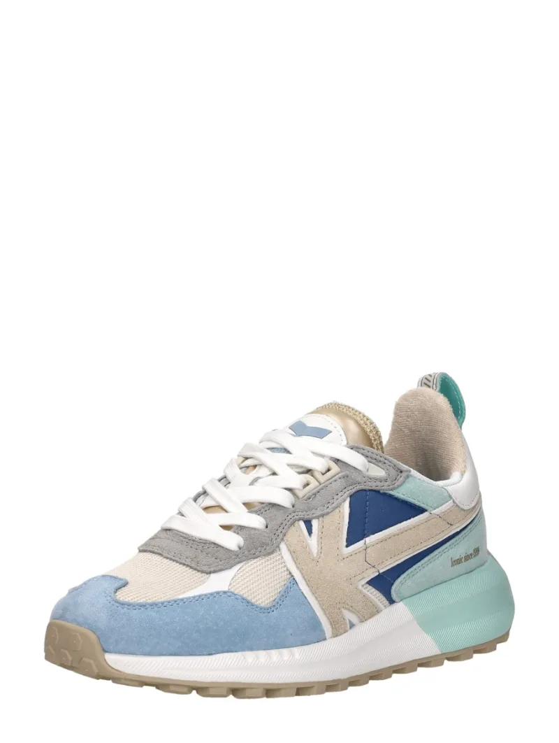 Kaotiko Detroit, lage sneakers voor dames in licht blauw, foto 2 van 2