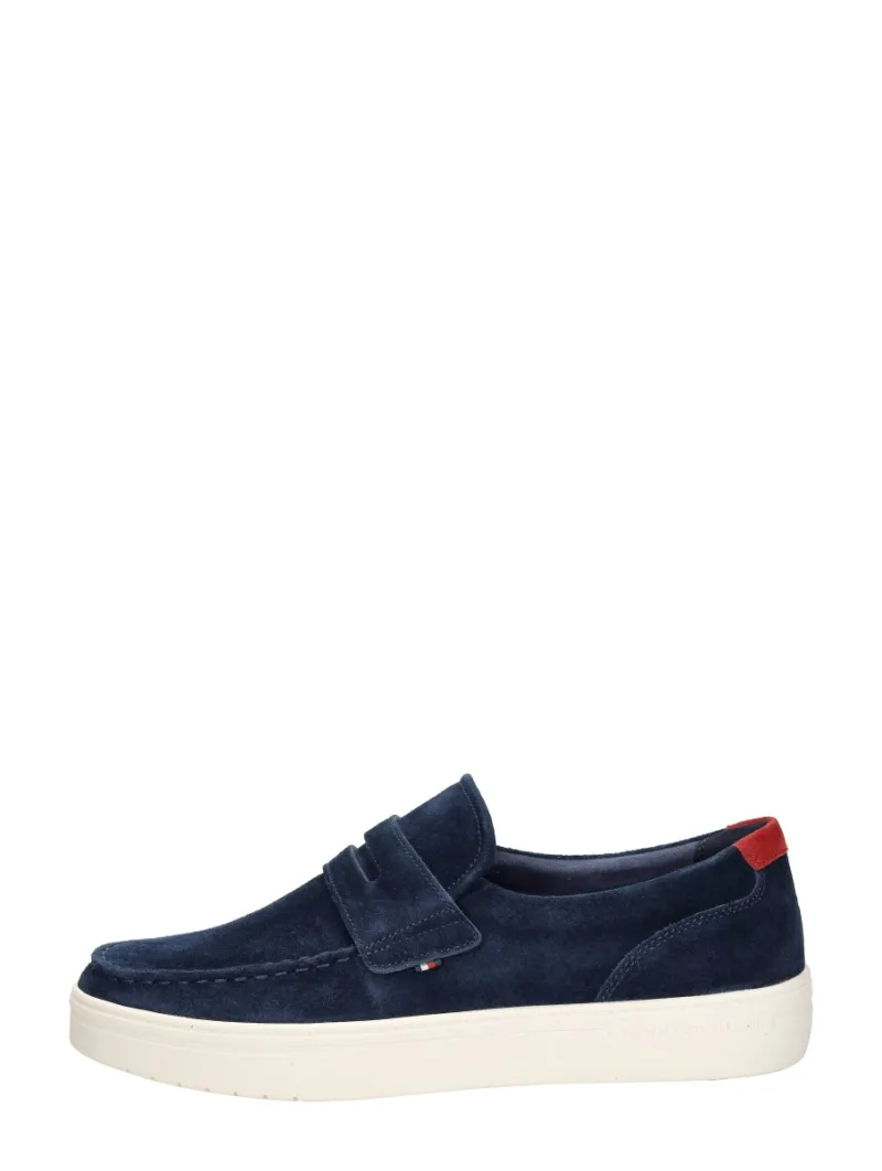 Tommy Hilfiger Modern Light Hybrid Suede Loafer, sportief voor heren in blauw, foto 1 van 4