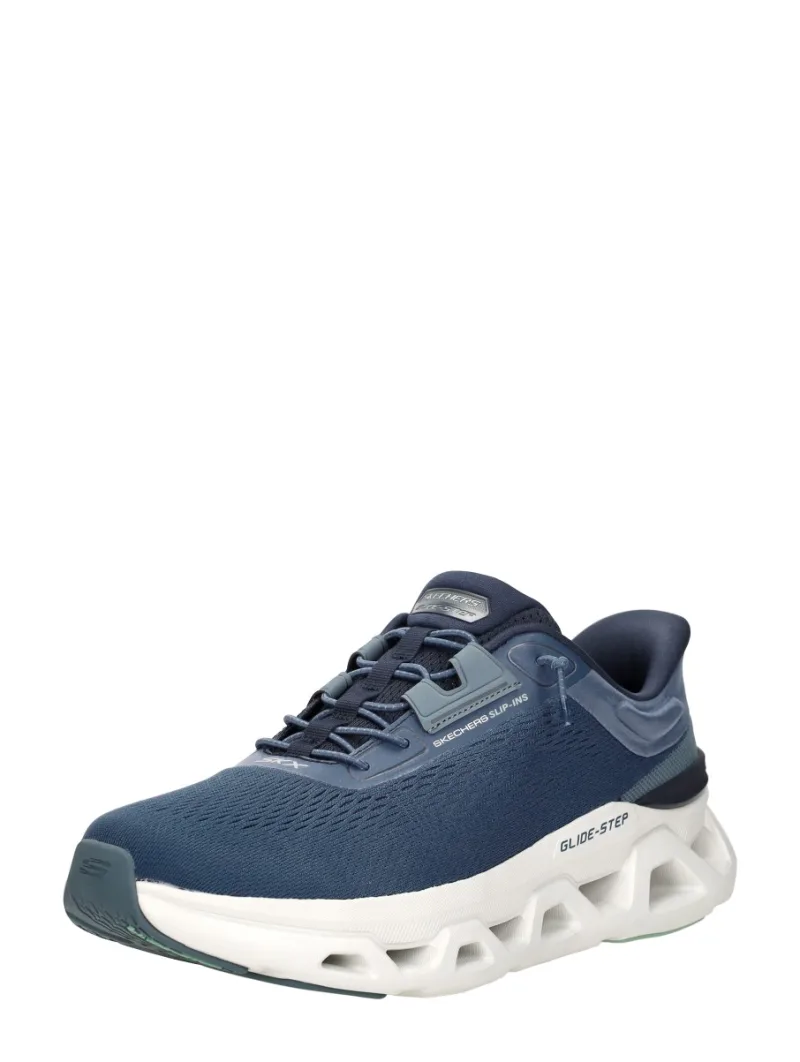 Skechers Slip-Ins: Glide-Step Altus, lage sneakers voor heren in blauw, foto 2 van 2