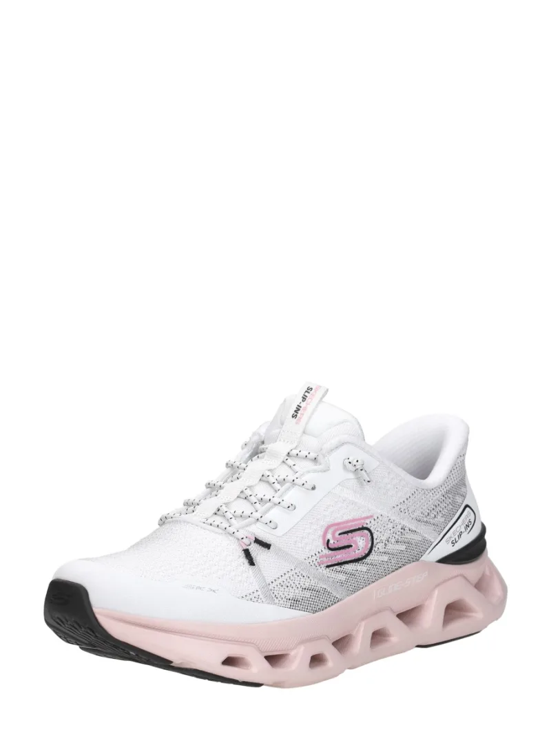 Skechers Slip-Ins: Glide-Step Altus, lage veterschoenen voor dames in wit, foto 2 van 2