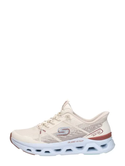 Skechers Slip-Ins: Glide-Step Altus, lage veterschoenen voor dames in beige, foto 1 van 4