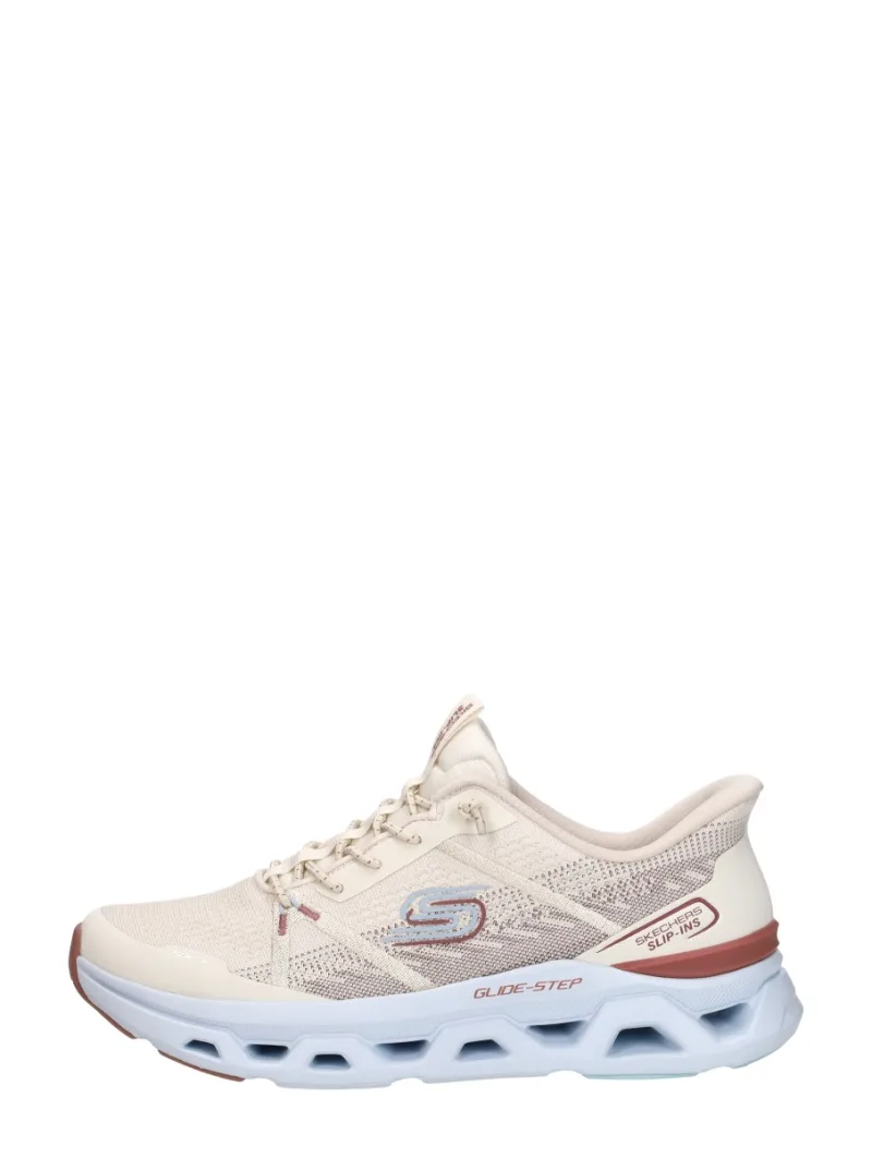 Skechers Slip-Ins: Glide-Step Altus, lage veterschoenen voor dames in beige