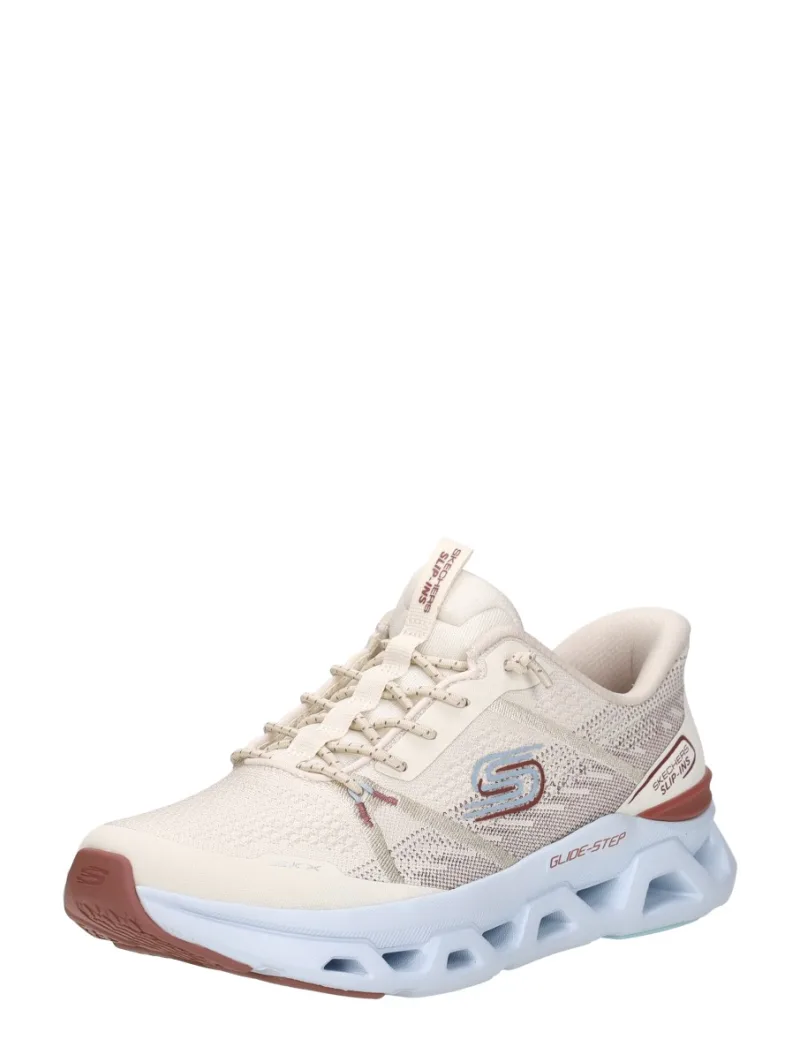 Skechers Slip-Ins: Glide-Step Altus, lage veterschoenen voor dames in beige, foto 2 van 2