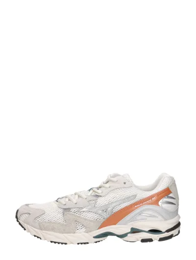 Mizuno Wave Rider 10 Premium, lage sneakers voor heren in wit, foto 1 van 4
