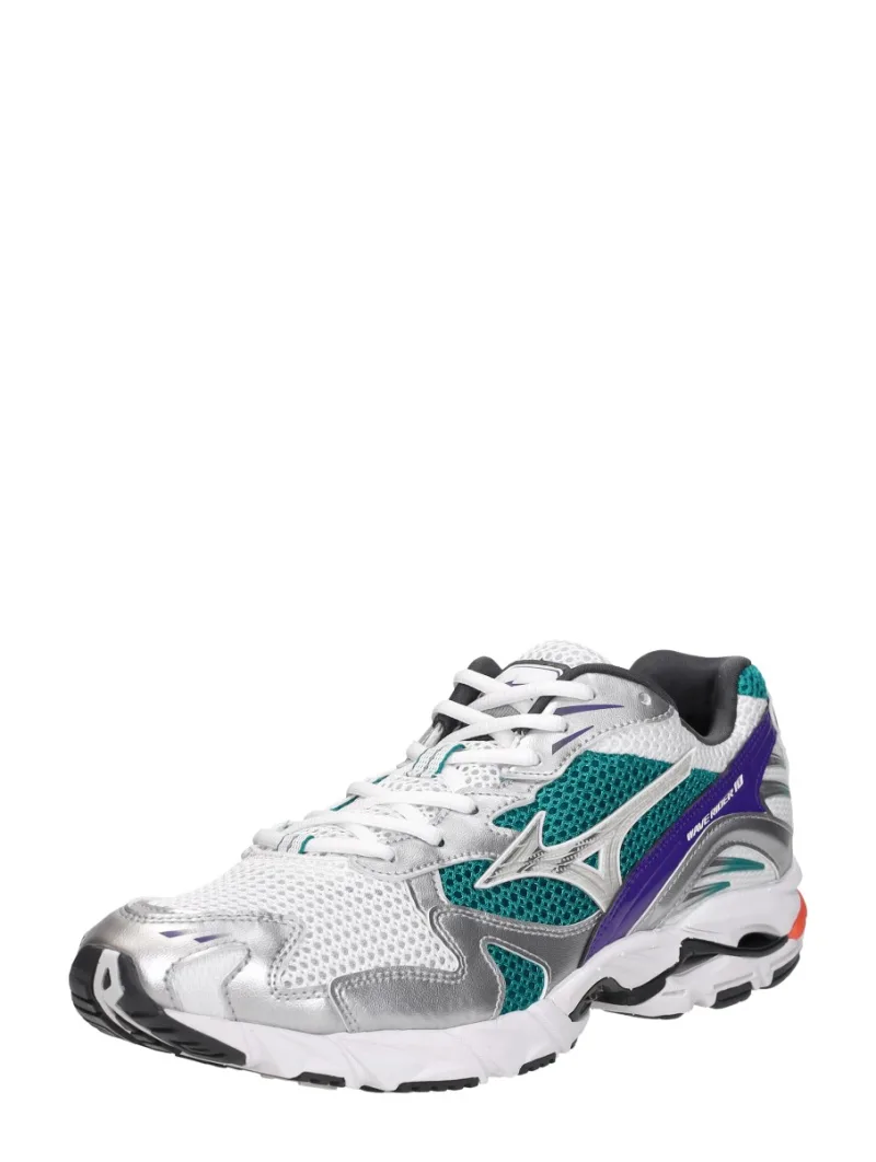 Mizuno Wave Rider 10 Sport, lage sneakers voor heren in wit, foto 2 van 2