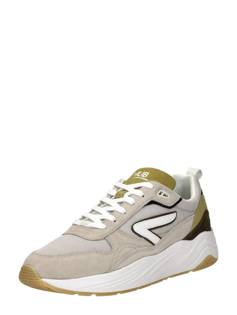 Hub Glide S43, lage sneakers voor heren in taupe, foto 2 van 2