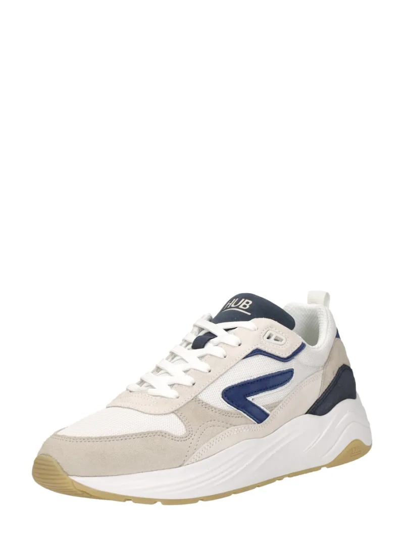 Hub Glide S43, lage sneakers voor heren in gebroken wit, foto 2 van 2