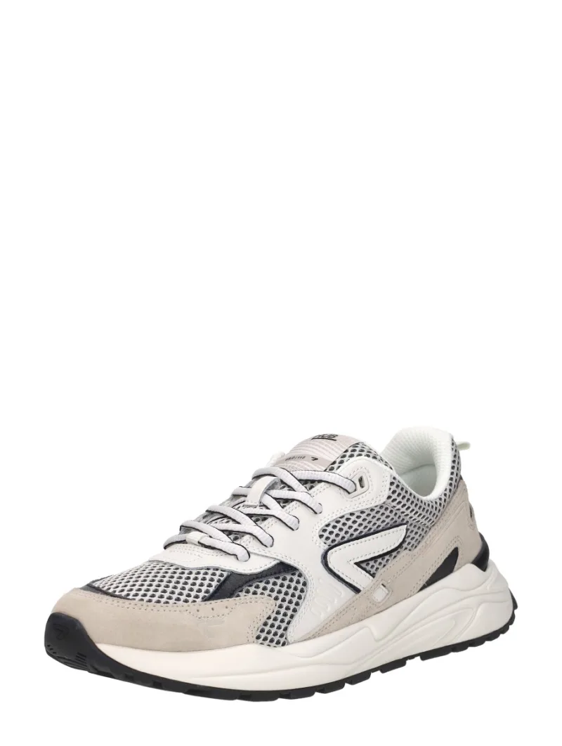 Hub Grid S48, lage sneakers voor heren in beige, foto 2 van 2