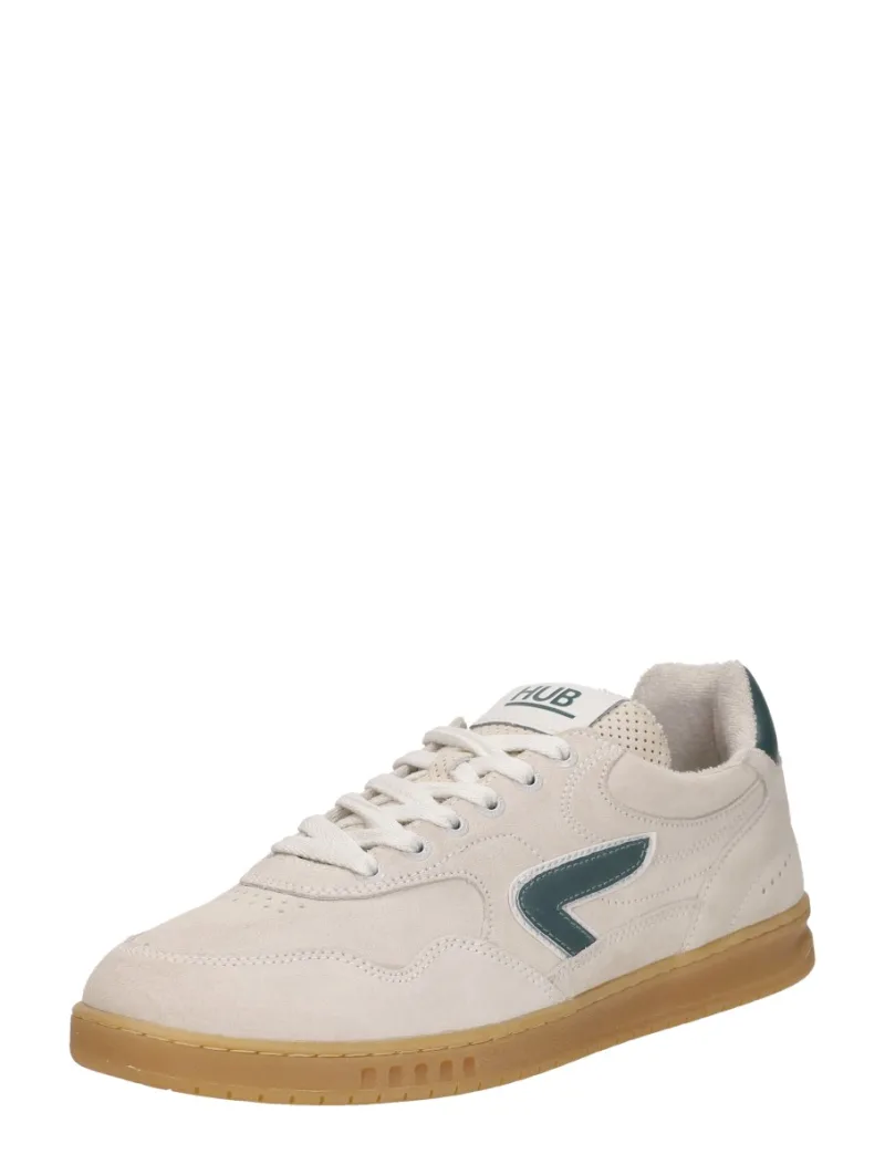 Hub Vancouver, lage sneakers voor heren in gebroken wit, foto 2 van 2