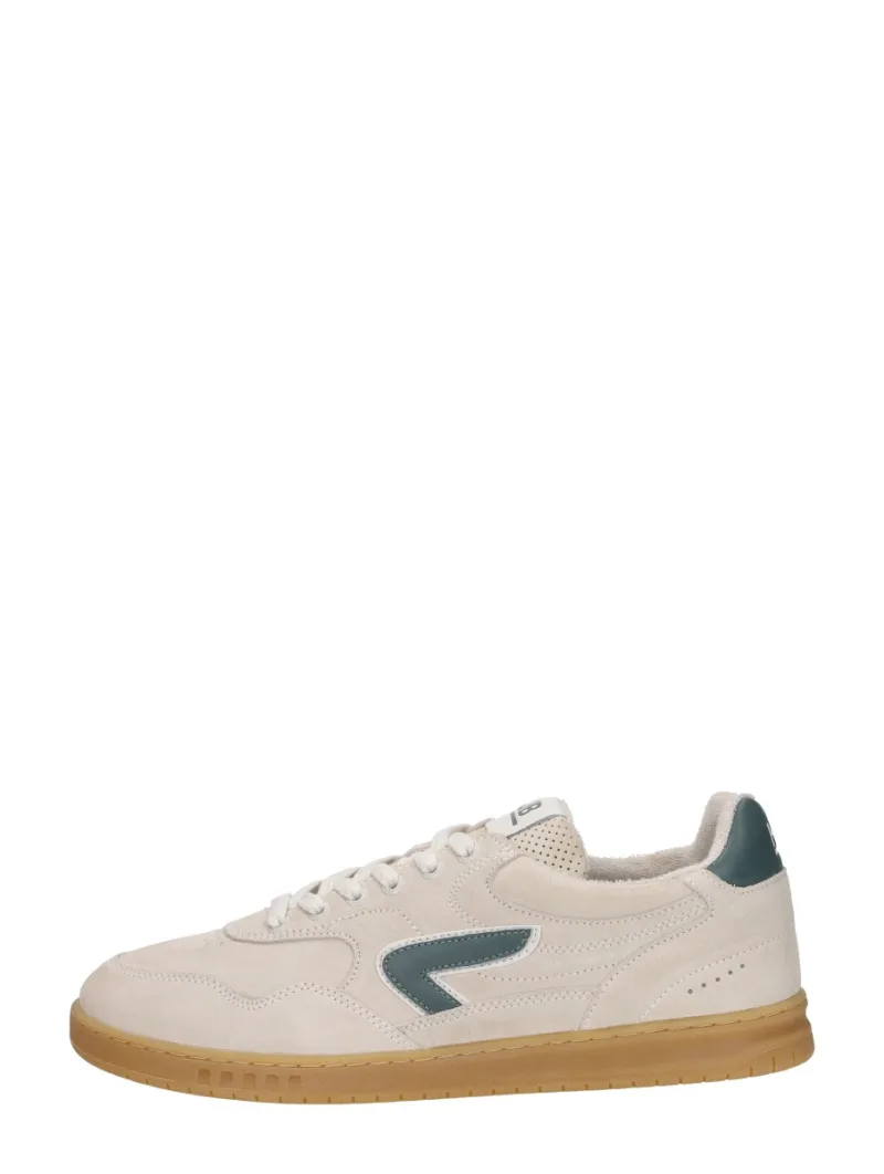 Hub Vancouver, lage sneakers voor heren in gebroken wit