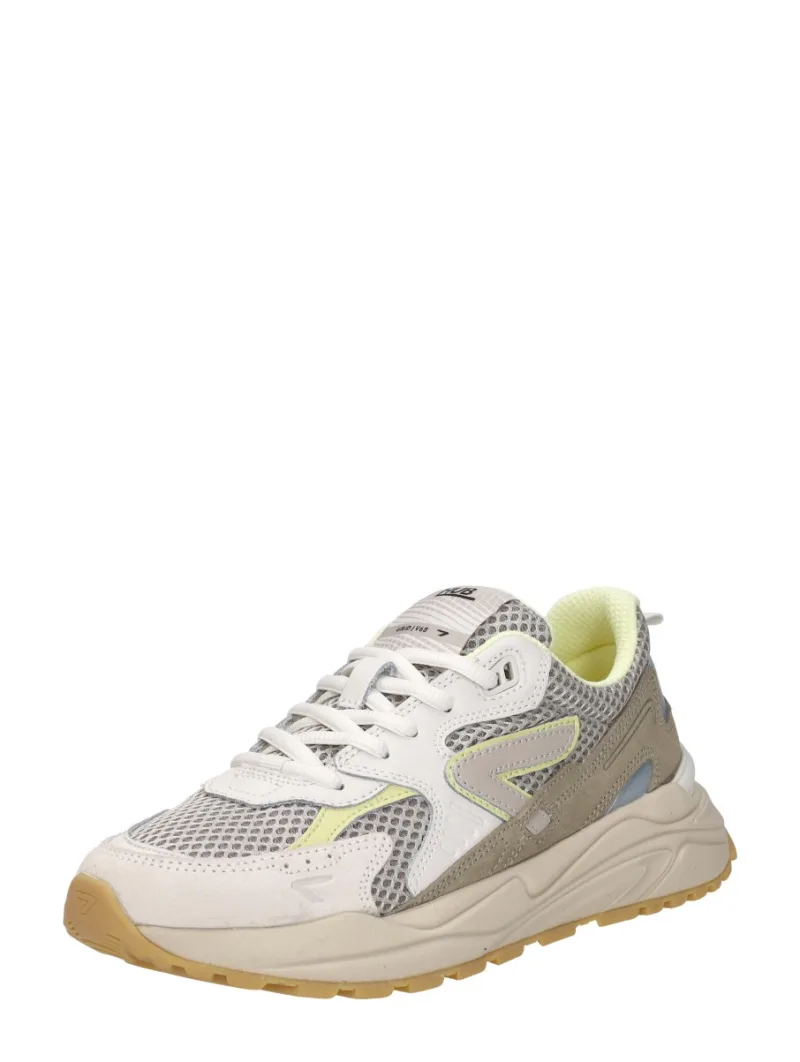 Hub Grid M46, lage sneakers voor dames in beige, foto 2 van 2