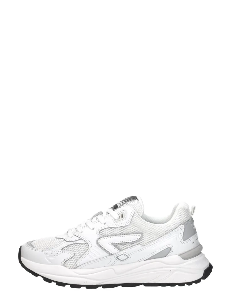 Hub Grid-W L27, lage sneakers voor dames in wit