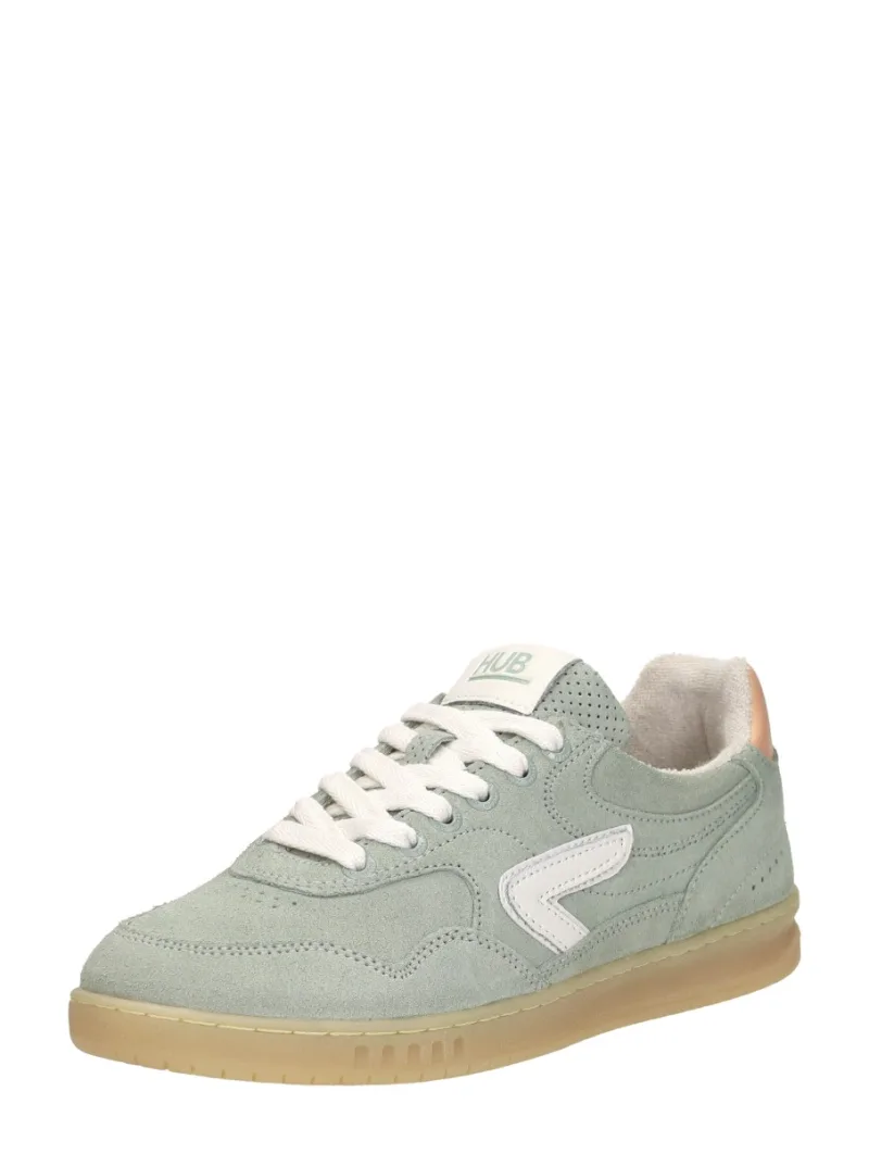 Hub Vancouver, lage sneakers voor dames in groen, foto 2 van 2