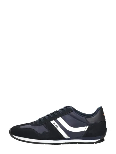 Hugo Boss Levon Runn, lage sneakers voor heren in blauw, foto 1 van 4