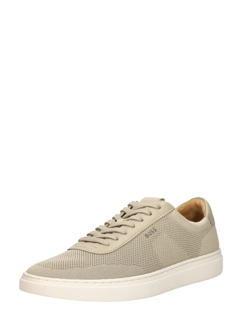Hugo Boss Kieran Tenn, lage sneakers voor heren in beige, foto 2 van 2