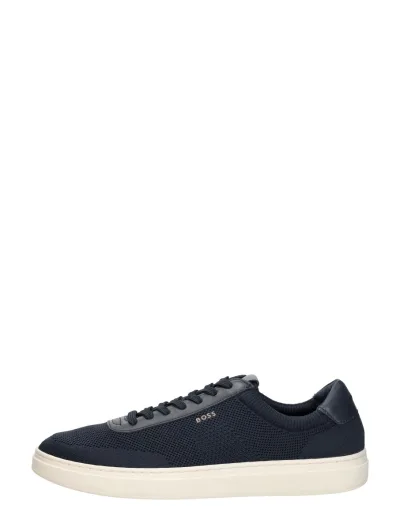 Hugo Boss Kieran Tenn, lage sneakers voor heren in blauw, foto 1 van 4