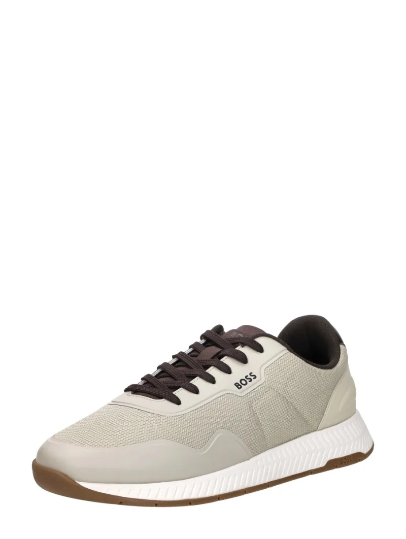 Hugo Boss Titanium Runn, lage sneakers voor heren in beige, foto 2 van 2