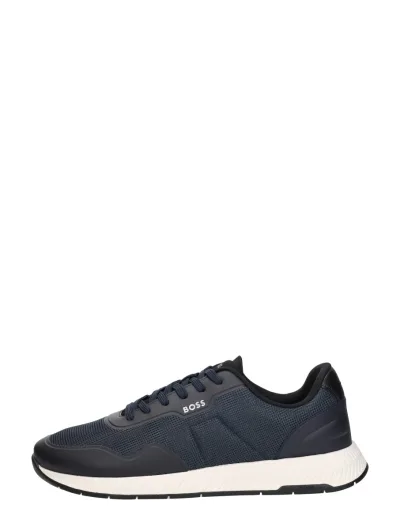 Hugo Boss Titanium Runn, lage sneakers voor heren in blauw, foto 1 van 4