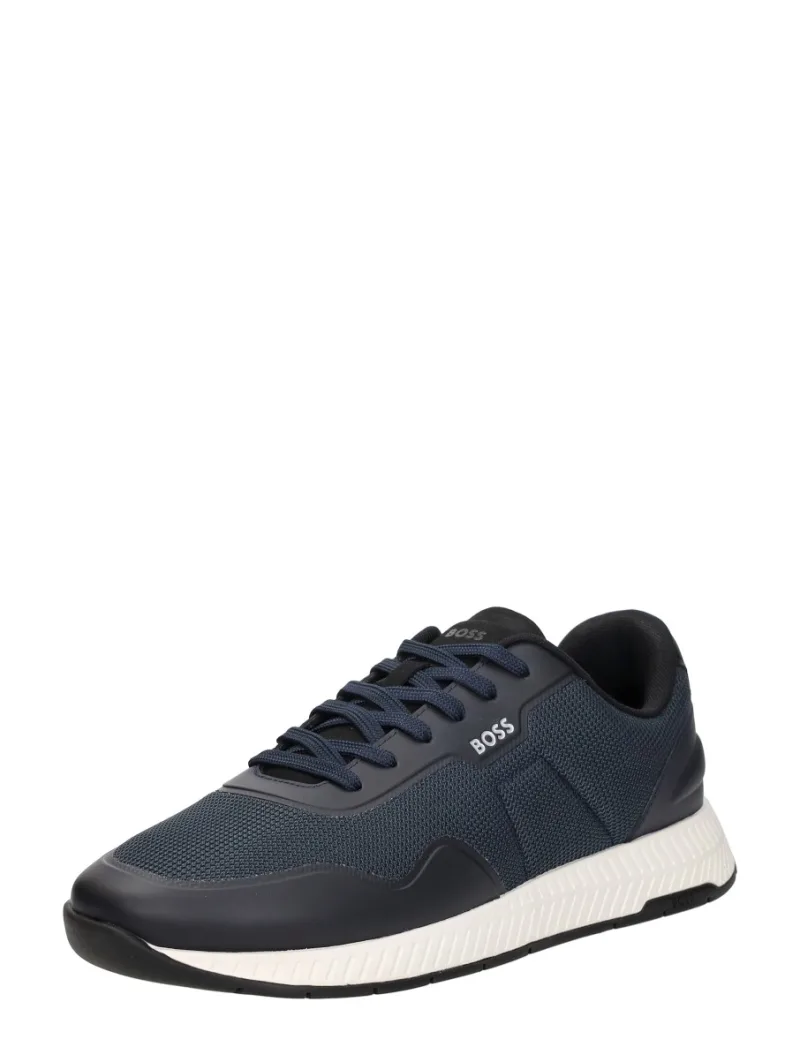 Hugo Boss Titanium Runn, lage sneakers voor heren in blauw, foto 2 van 2