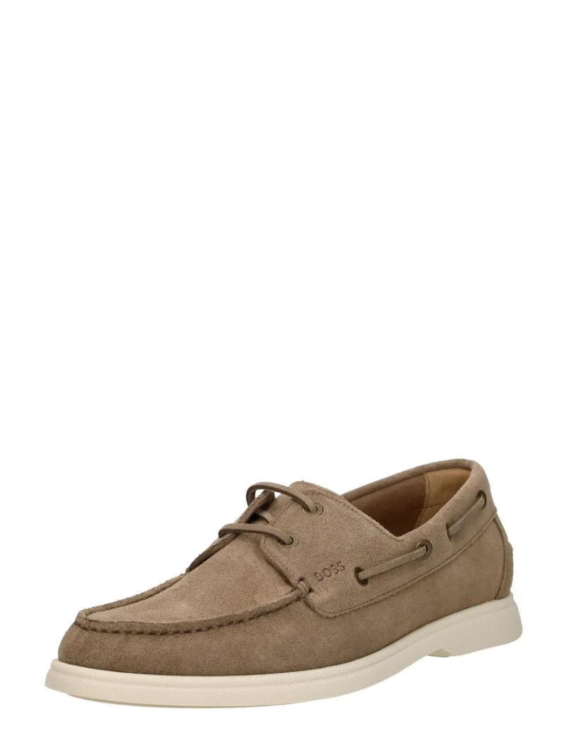 Hugo Boss Sienne Boat, bootschoenen voor heren in beige, foto 2 van 2