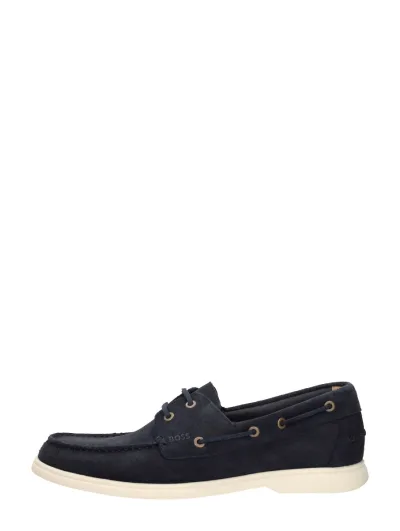 Hugo Boss Sienne Boat, bootschoenen voor heren in blauw, foto 1 van 4